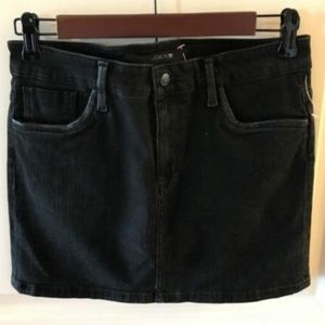 Joe's Women Black Mini Skirt with Pockets and Belt